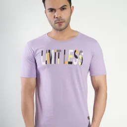 John Peters Typography Printed Round Neck Short Sleeves T-shirt-picture-42