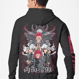 Crazymonk Men Printed Hooded Sweatshirt-image-77