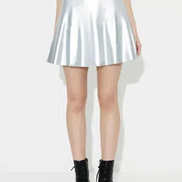 Outzidr A-Line Flared Mini Skirt-image-54