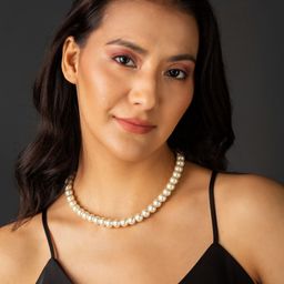 Priyaasi Women Gold-Plated Beaded Necklace-image-67