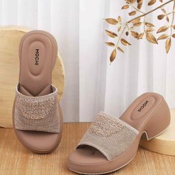 Mochi Open Back Platform Heel Sandals-38