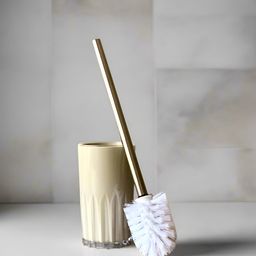 Mason Home Brera Beige & White Striped Toilet Brush Holder-28