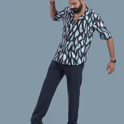 STITCH MONKEY Men Comfort Opaque Printed Casual Shirt-image-60