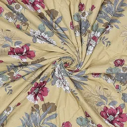 Status Yellow & Grey All Season Reversible Printed 210 GSM Double Bed Comforter image 4