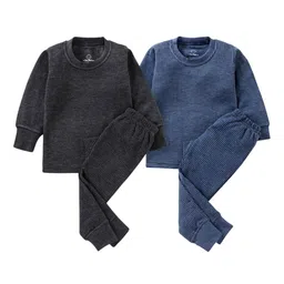 The Boo Boo Club Boys Pack Of 2 Striped Cotton Thermal Set-picture-33