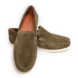 RAPAWALK Men Suede Loafers-image-84