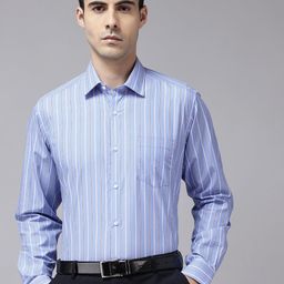 Van Heusen Custom Fit Striped Pure Cotton Formal Shirt-picture-21