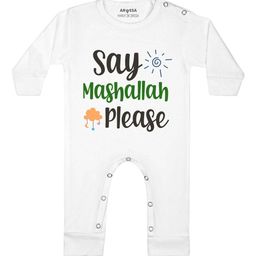 Arvesa Say Mashallah Please Printed Bodysuit-image-95