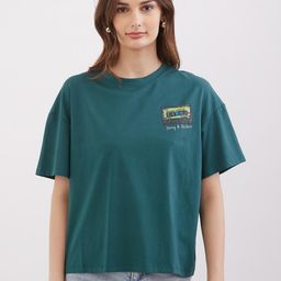 SPYKAR Women Green Pure Cotton Tshirts-picture-34