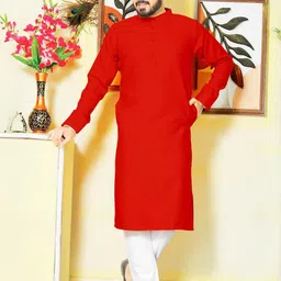 Archittam Men Red Kurta Sets-picture-35