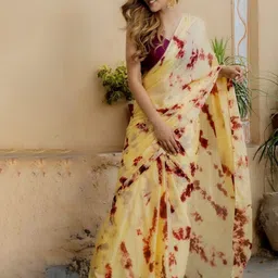 HOUSE OF JAMOTI Sequinned Tie and Dye Saree-picture-38