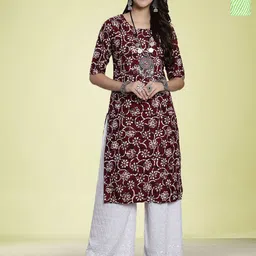 Moda Rapido 2-Pcs Printed Straight Kurtas-picture-43
