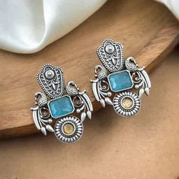NAMAN ARTS Contemporary Studs Earrings-image-36