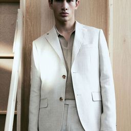H&M Regular Fit Linen-Blend Jacket-31