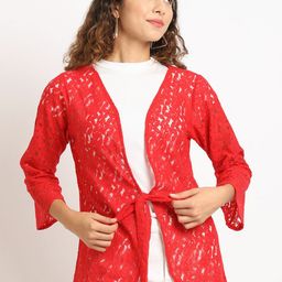 Moonaa Fashion Open Front Shrug-46