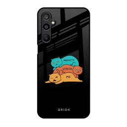 QRIOH Quirky Printed Samsung Galaxy M16 5G Back Case Mobile Accessories-34