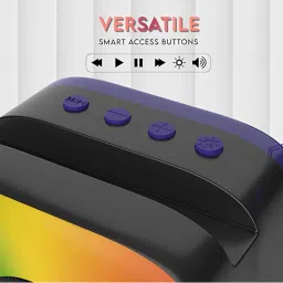 YAROH 9v_Sonic 12W RGB Outdoor Bluetooth Speaker - Your Portable Party Powerhouse! 10 W Bluetooth Laptop/Desktop Speaker image 4