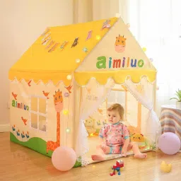 Extremely Light Weight Kids Play Tent House for Girls and Boys-image-4