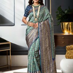 Anouk Woven Design Zari Traditional Banarasi Festive Wear Saree-50