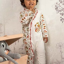 THE BABY TRUNK Infant-Girls Pack Of 7 Printed Organic Cotton Baby Apparel Gift Set-image-97