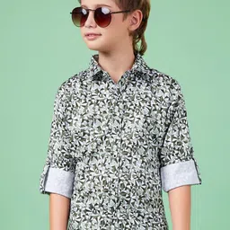 MashUp Boys Classic Opaque Printed Casual Shirt-picture-47