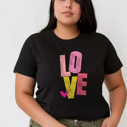 Toodle Plus Unisex Typography Printed Round Neck Cotton T-shirt-image-33