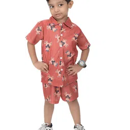 NEW GEN Boys Printed T-shirt and Shirt with Shorts-image-63