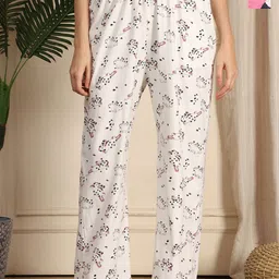 TAG 7 Pack Of 2 Printed Cotton Mid-Rise Lounge Pants-57
