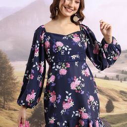 Tokyo Talkies Floral Print Fit & Flare Mini Dress-image-17