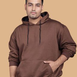 Wear Your Opinion Men Plus Size Drop Shoulder Hooded Sweatshirt-image-79