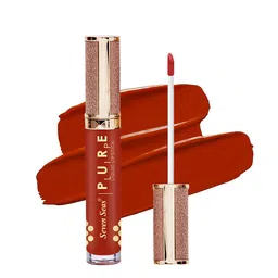Seven Seas Pure  Long Lasting & Smudge proof Liquid Lipstick -Roof Terracotta- 7ml-69