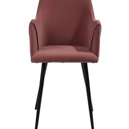 nestroots Onion Pink Sophisticated Velvet Dining Designer Chair-image-28