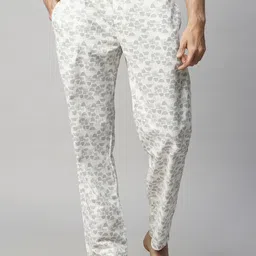 URBAN SCOTTISH  Printed Cotton Straight-Leg Lounge Pants-image-92