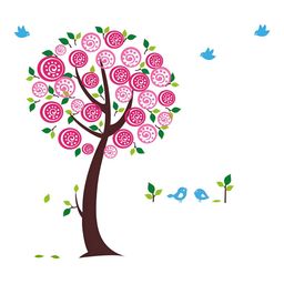 LANSTICK Pink & Brown Printed Wall Stcikers-image-96