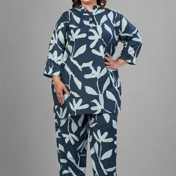 TITTLI Printed Mandarin Collar Tunic & Trousers Co-ords-picture-23