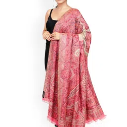 PASHMAL INDIA PRIVATE LIMITED Women Floral Woven Design Shawl-picture-39