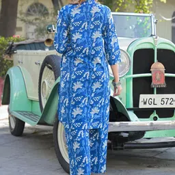 KALINI Printed Pure Cotton Kurta Sets image 4