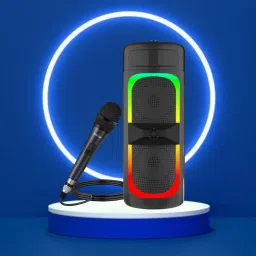 Clairbell Bluetooth (PORTABLE PARTY SPEAKER) With Karaoke Mic & RGB Lights, Bass SoundH59 40 W Bluetooth Party Speaker-image-13
