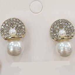 AKISON JEWELS Pearl Studs Earrings-36