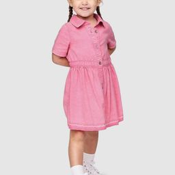 GAP Girls Shirt Collar Shirt Dress-picture-10