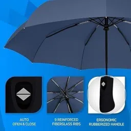 idea chasers Automatic Open Umbrella To Protect From Rain And Sun UV Umbrella image 2