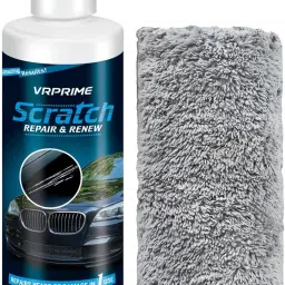 1 x Scratch Remover Bottle, 1 x Microfiber Cloth Combo-46