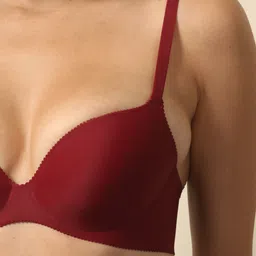 Soie Medium Coverage Underwired Lightly Padded Push Up Bra With All Day Comfort image 5