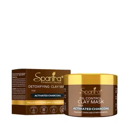 Spantra Activated Charcoal Detoxifying Clay Face Mask 125 gm-image-97