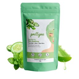 Prettyme Natural Face Pack Powder With Cucumber & Aloevera For Skin Soothing - 80 g-54