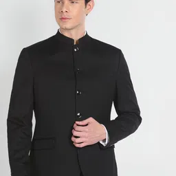 Arrow Bandhgala Tailored Regular Fit Two-Piece Formal Suit-14