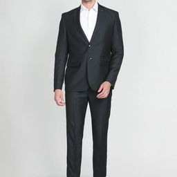Arrow Men Two-Piece Self-Design Single-Breasted Suit-image-55