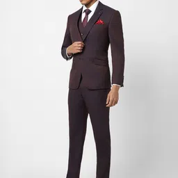 Van Heusen Slim-Fit Single-Breasted Two Piece Formal Suit image 3