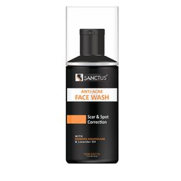 Sanctus Unisex Yellow Anti-Acne Face Wash 125g-43