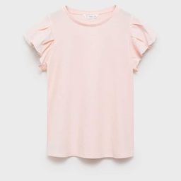 Mango Kids Girls Ruffled Cotton Regular Top-image-50